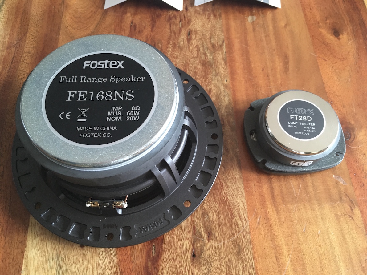 Fostex FE168NS + FT28D oder der Bausatz für Faulis